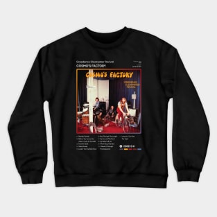 Creedence Clearwater Revival - Cosmo's Factory Tracklist Album Crewneck Sweatshirt